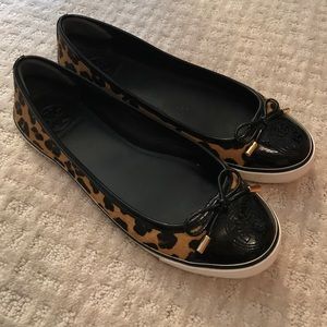 Tory Burch Leopard Sneaker Flats